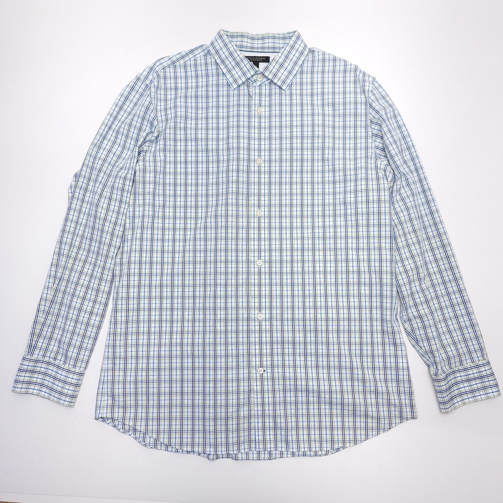 Banana Republic Non Iron Slim Fit Mens XL Collared Button Up Spring Shirt